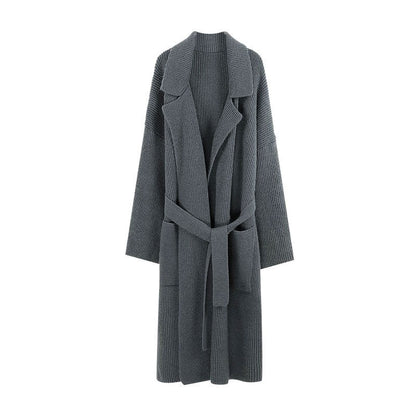 Gentle Soft Glutinous Loose Knitted Cardigan Overcoat