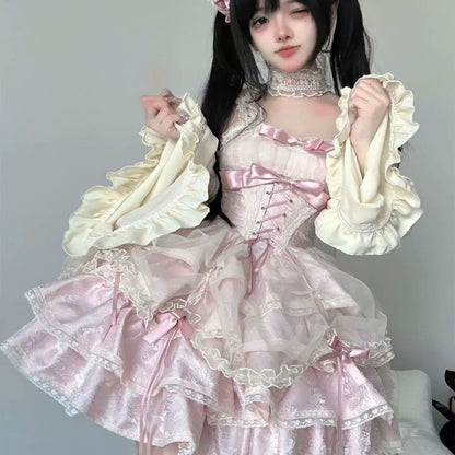 Asian Culture Sweet Spicy Pure Desire Gentle Ballet Style Lolita Dress