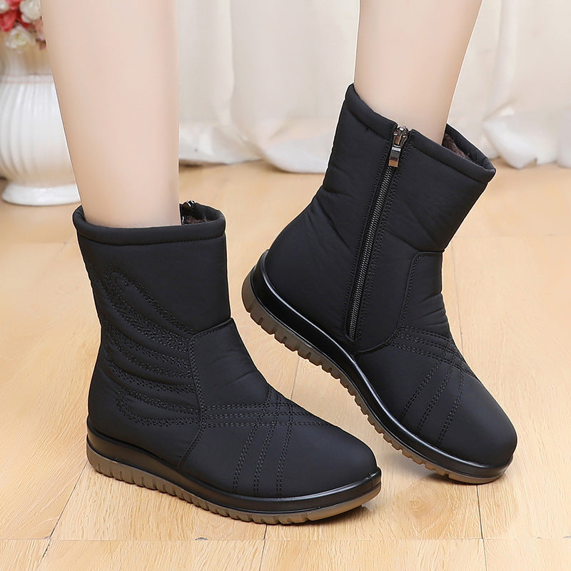 Warm Waterproof And Anti-slip Snow Boots