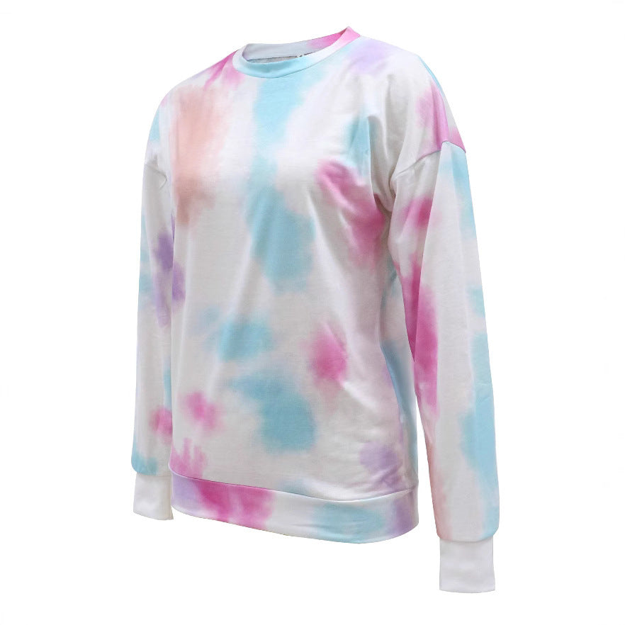 Women's Knitted Sweater Long Sleeve Tie