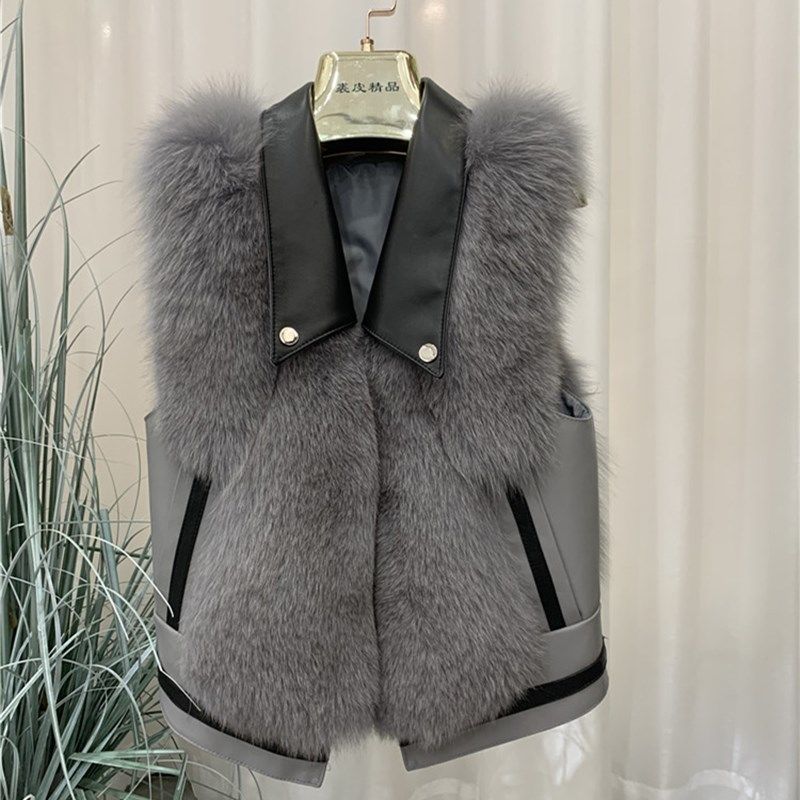 Fashion Slimming Slim Women Fur Vest