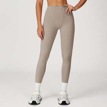 Nude Feel Yoga High Waist Tight Slimming Sports Trousers