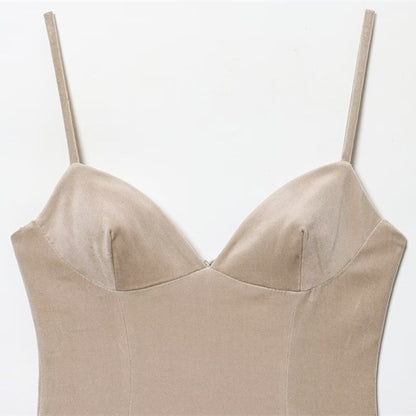 Women's Camisole Fluffy Short Dress