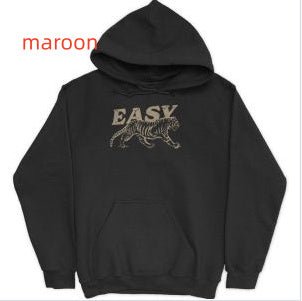 Drop-shoulder Sleeve Casual Sports Hoodie Sweater