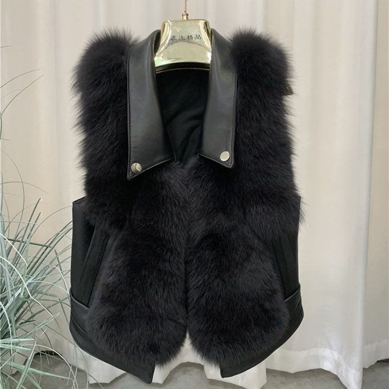 Fashion Slimming Slim Women Fur Vest