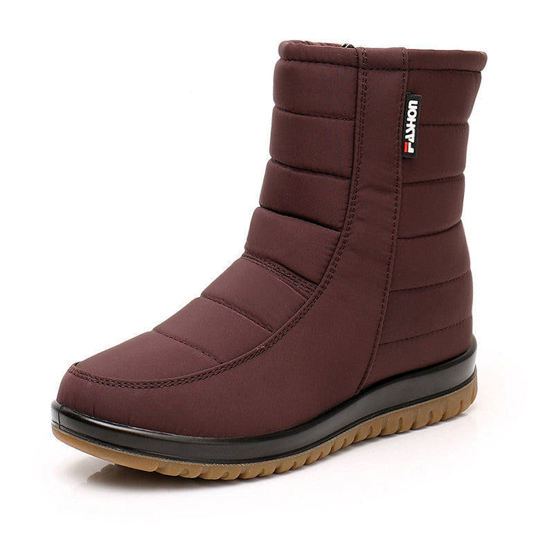 Warm Waterproof And Anti-slip Snow Boots