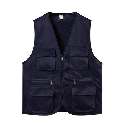 Multi-pocket Vest Volunteer Work Clothes Activity