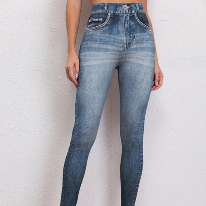 Retro High Elastic Tights Hip Lifting Yoga Trousers