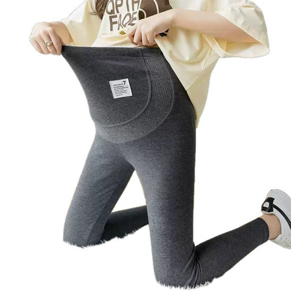 Not Tight Belly Casual Leggings High Elastic Maternity Belly Support Pants