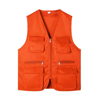 Multi-pocket Vest Volunteer Work Clothes Activity