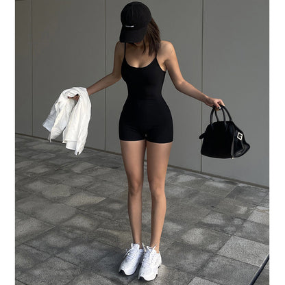 All-matching Summer Waist Bag Slim Fit Sweet And Spicy Niche One-piece Shorts