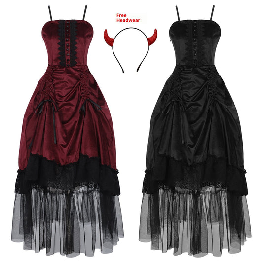 Vampire Dark Gothic Witch Stage Cosplay Party Clothes