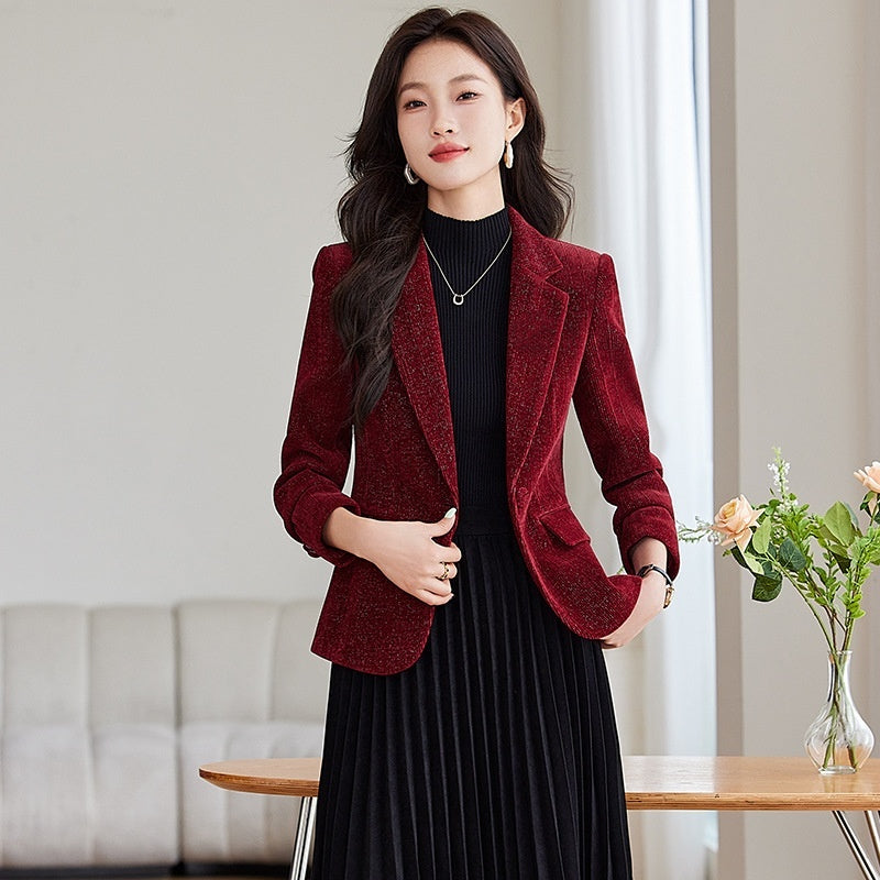 Long Sleeve Professional Suit Formal Women's Coat Overalls