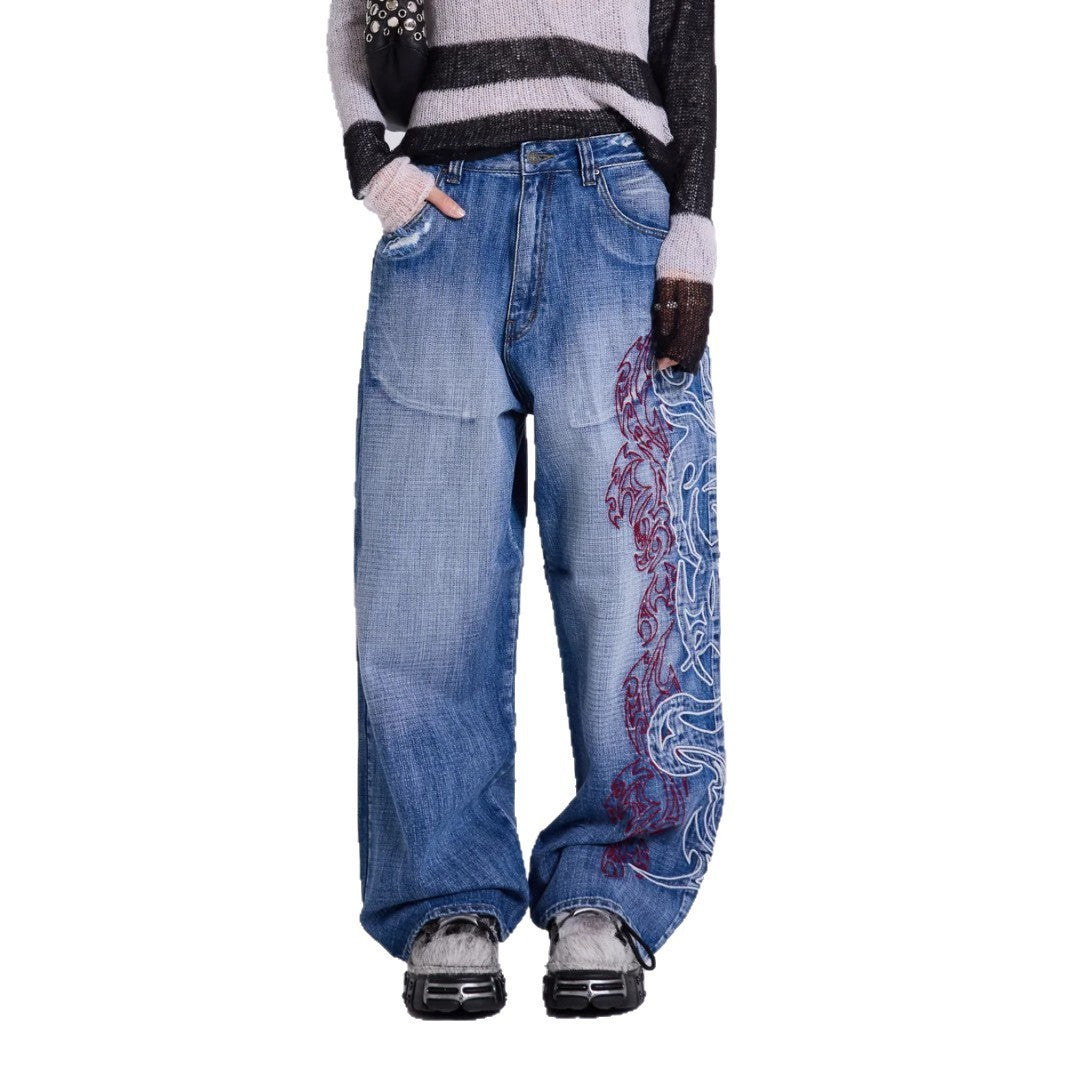 Jeans Wide Leg Pants Loose Trousers