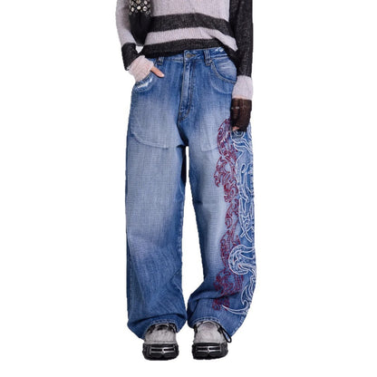 Jeans Wide Leg Pants Loose Trousers