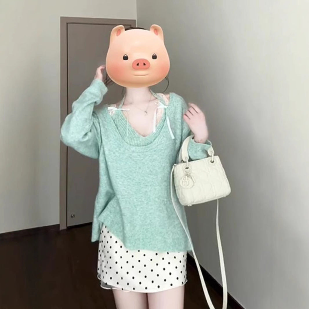 New Fashion Short Pullover Long Sleeve Women