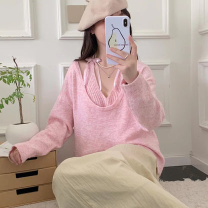 New Fashion Short Pullover Long Sleeve Women