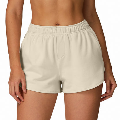 Sweatpants High Waist Wide Leg Straight Loose Sports Shorts