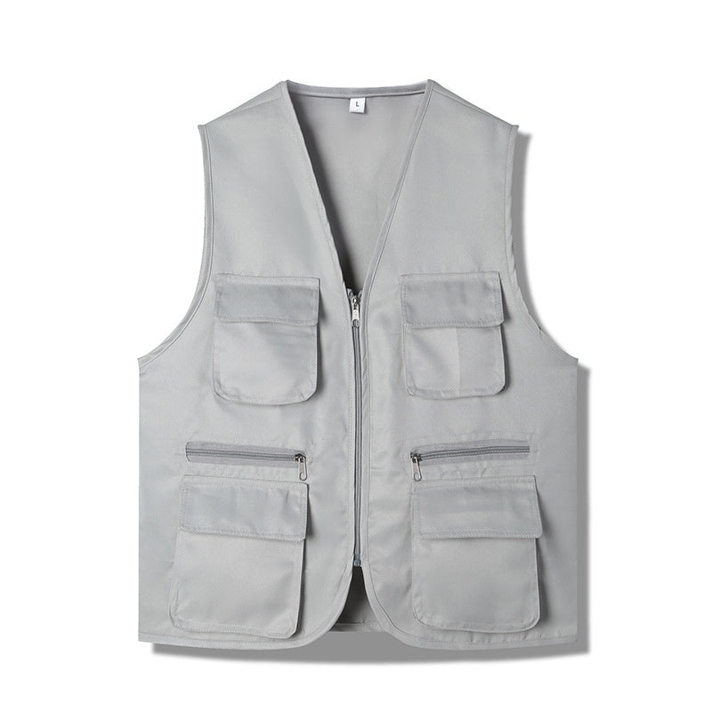 Multi-pocket Vest Volunteer Work Clothes Activity