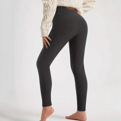Simple Solid Color Casual Thickening Sports Leggings