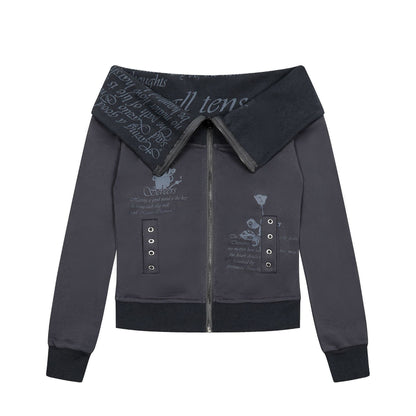 Retro Hot Girl Personalized Patterns Design Sweater Cardigan