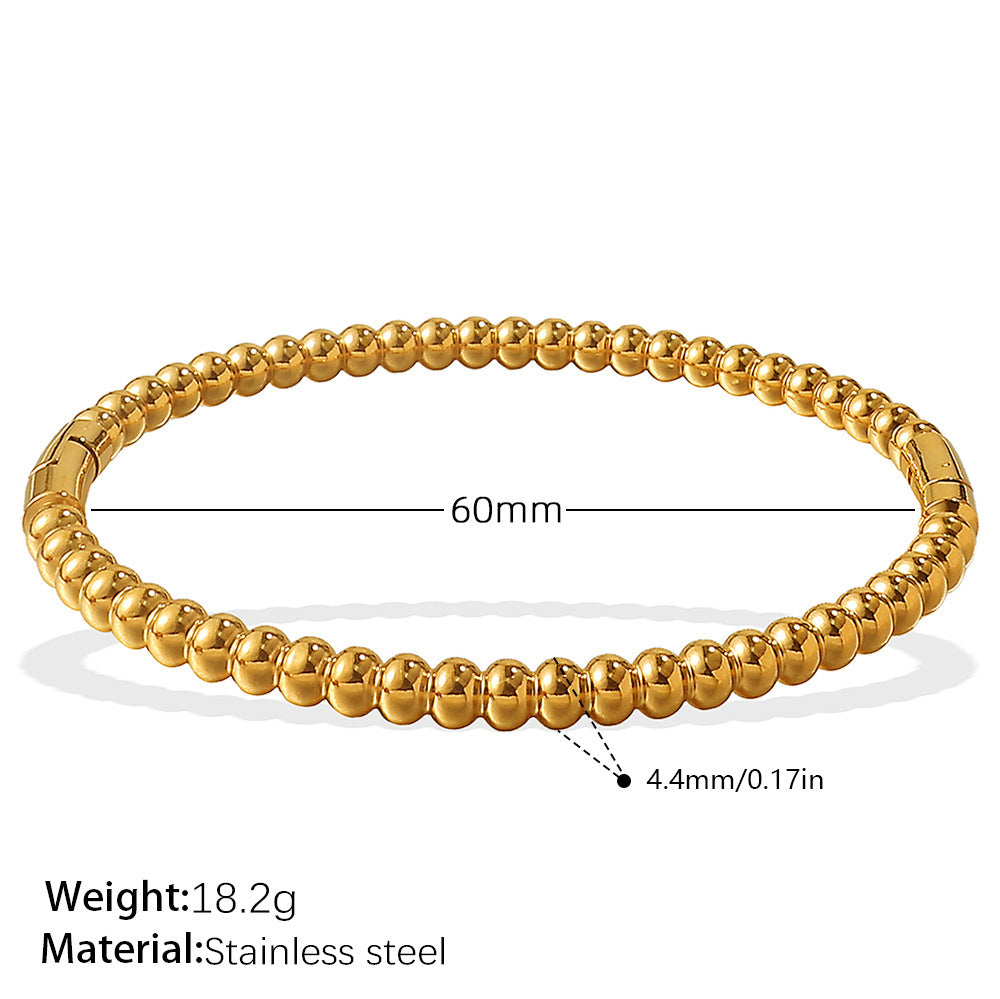Buckle Bracelet Alloy Open-end Bracelet
