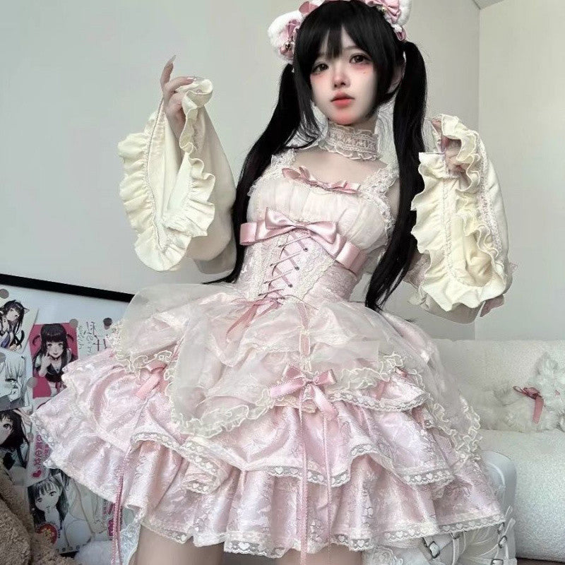 Asian Culture Sweet Spicy Pure Desire Gentle Ballet Style Lolita Dress