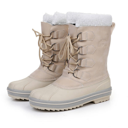 Women's Adult Waterproof Snow Boots For Outdoor Warmth