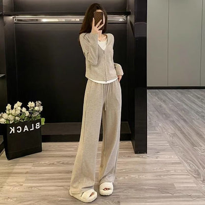 Casual Sportswear Suit For Women Autumn