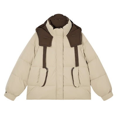 Cotton-padded Winter Thickened Hooded Warm Jacket