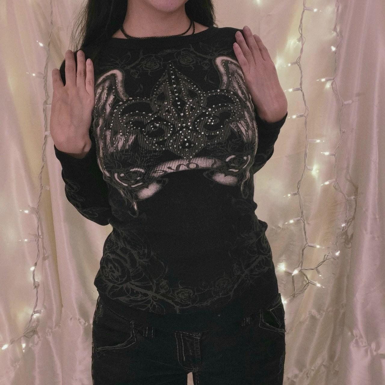 Printed Long-sleeved Top Women's T-shirt