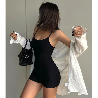 All-matching Summer Waist Bag Slim Fit Sweet And Spicy Niche One-piece Shorts