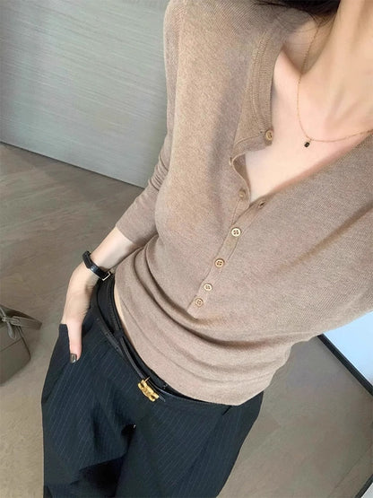 New Slim Fit Inner Wear Long Sleeve Women