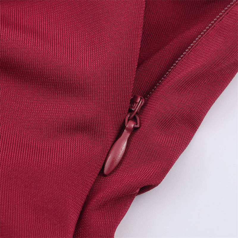 Women's Fashionable Simple Pleated Long Dress