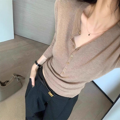New Slim Fit Inner Wear Long Sleeve Women