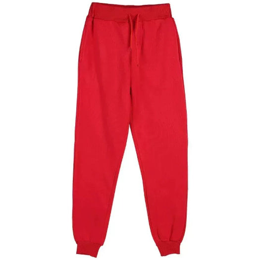 Solid Color Sports Pants Men's And Women's Sports Casual Pants