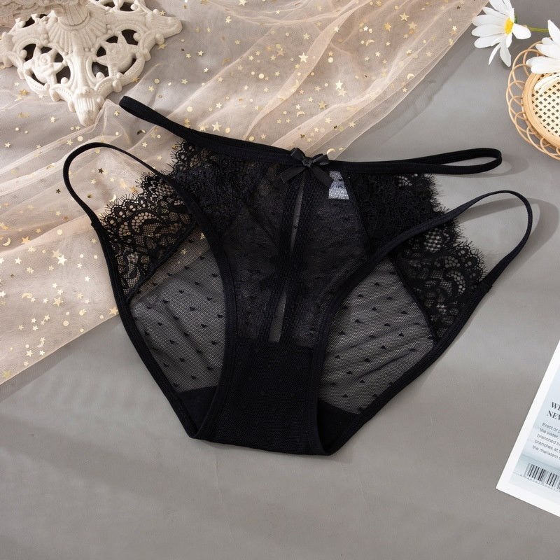 Lace Underwear Quick-drying Light Transparent Ultra-thin Pure Antibacterial Cotton Crotch Briefs