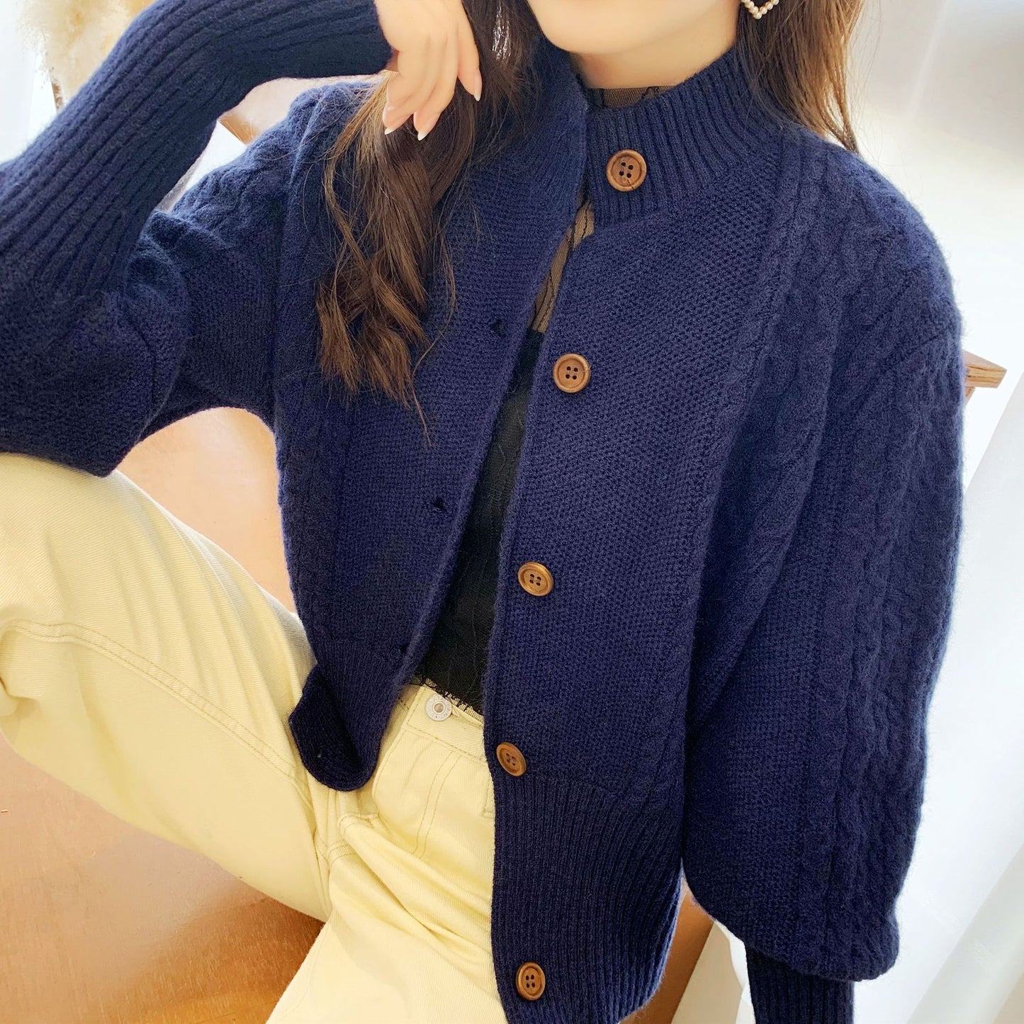 Women's Bandage Dress Outer Tops Outer Wear Korean Style