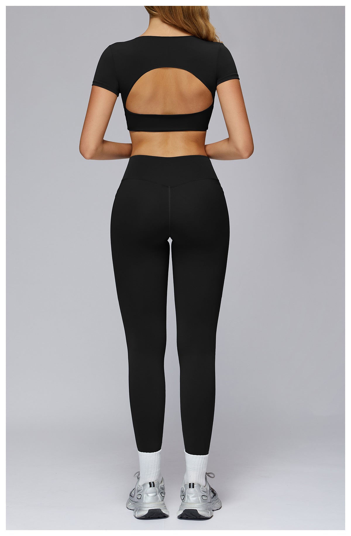 Nude Feel Trousers High Waist Belly Contracting And Close-fitting Yoga Pants