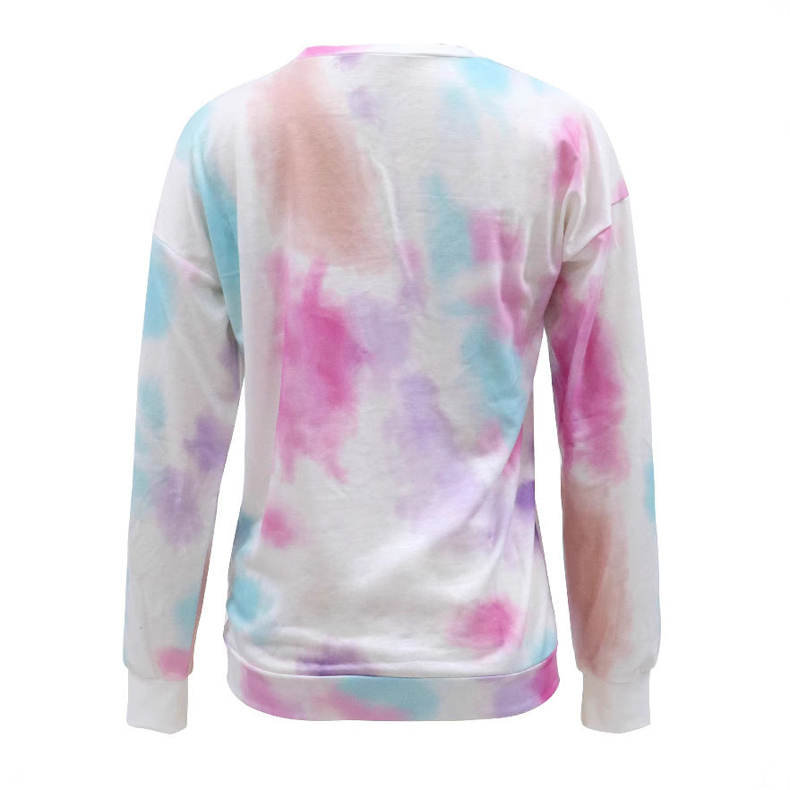 Women's Knitted Sweater Long Sleeve Tie