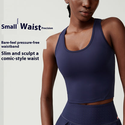 Tennis Suit Vest Women's Plus Size Fitness Running Exercise With Chest Pad