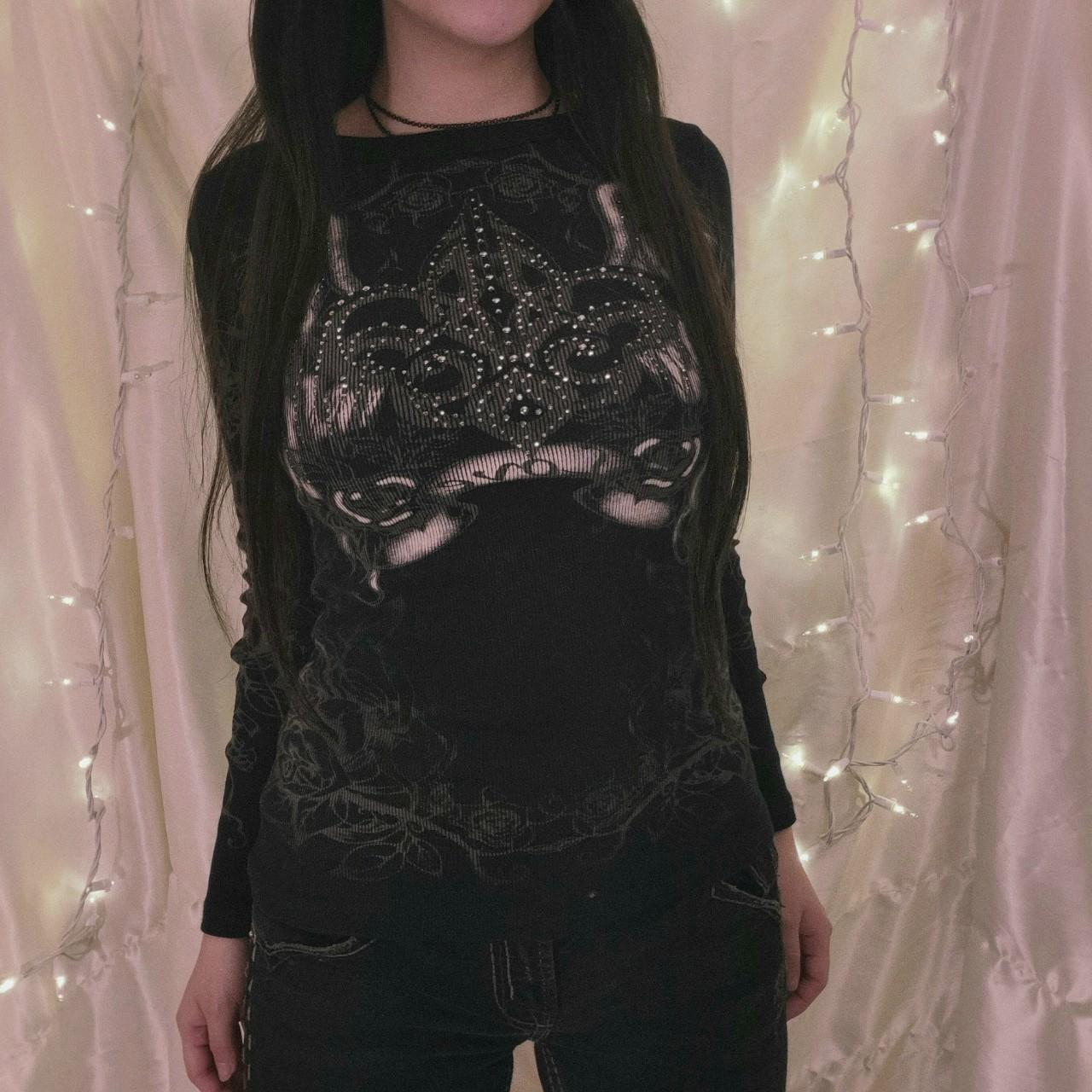 Printed Long-sleeved Top Women's T-shirt