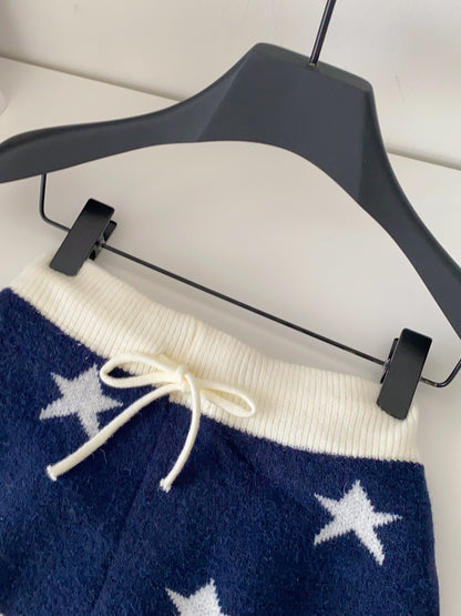 American Pure Hot Girl Slim-fitting Cool Casual Knitted Shorts For Women