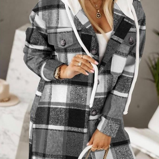 Fashion New Hooded Coat Women's Clothing