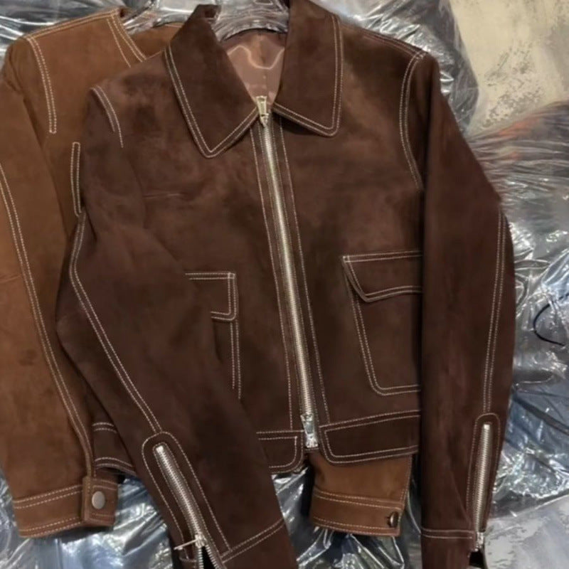 Women's Autumn Long Sleeve Maillard Jacket