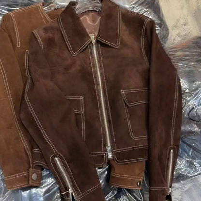 Women's Autumn Long Sleeve Maillard Jacket