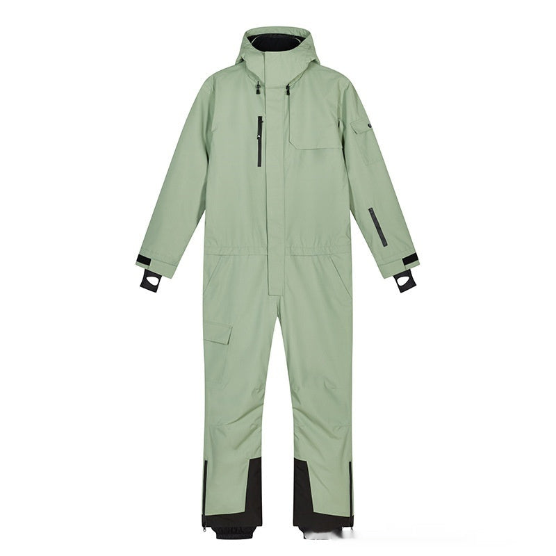 Waterproof Winter Warm One-piece Ski Suit