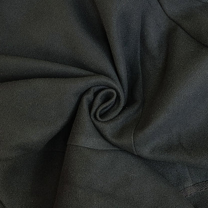 Women's Round Neck Pure Color All-matching Woolen Short Jacket