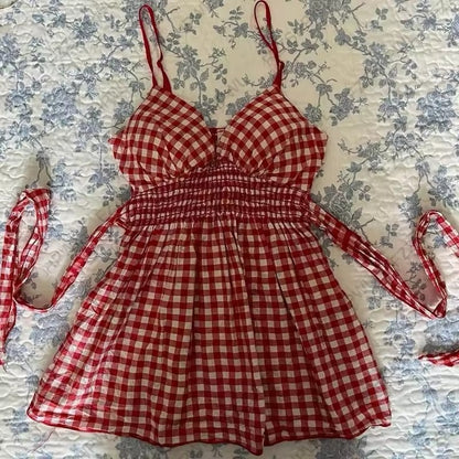 Fashion Sexy Hot Girl Striped Lace Bow Sweet Women's Fashion Clothing Sling