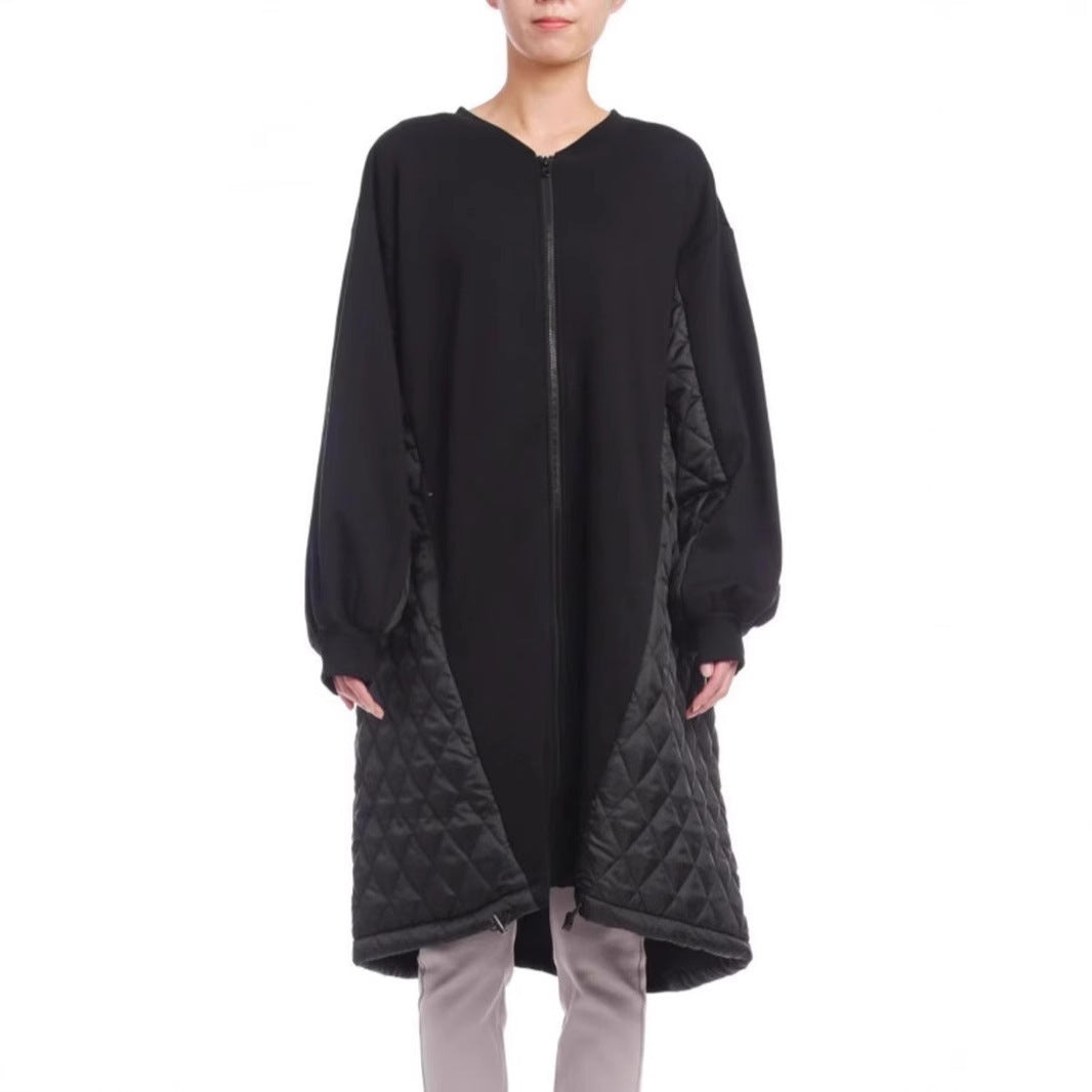 Slimming Slim Fit Versatile Loose Thin Cotton Long Coat